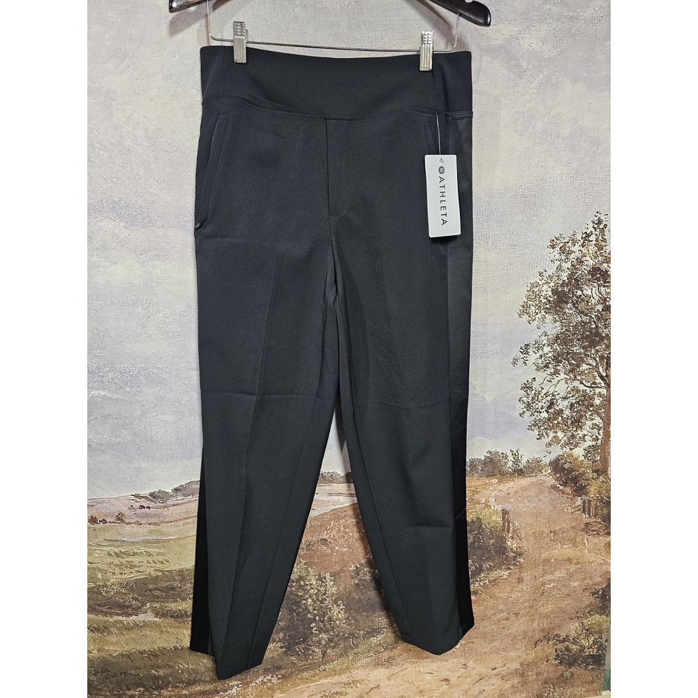 NWT ATHLETA Endless High Rise Pant Black Size 8 Business Casual